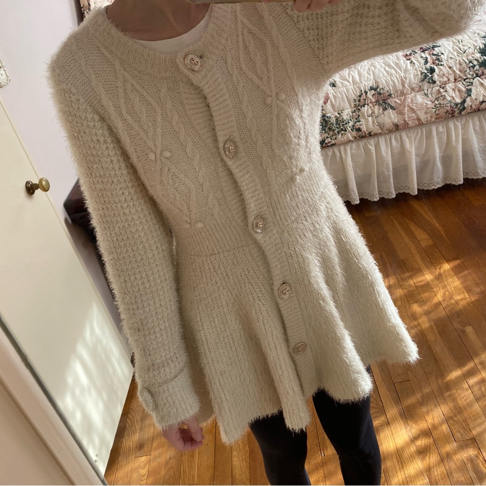 Cream Liz Lisa Sweater Knit Dress Top Lolita